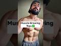 Muscle growing tips  musclegain tips shortsbodybuilding fitness fit weightgain