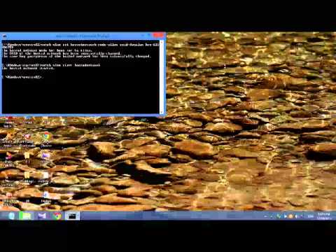 Using Laptop as a WiFi Hotspot & Share 3G Mobile Broadband Hosted Network in Windows 8