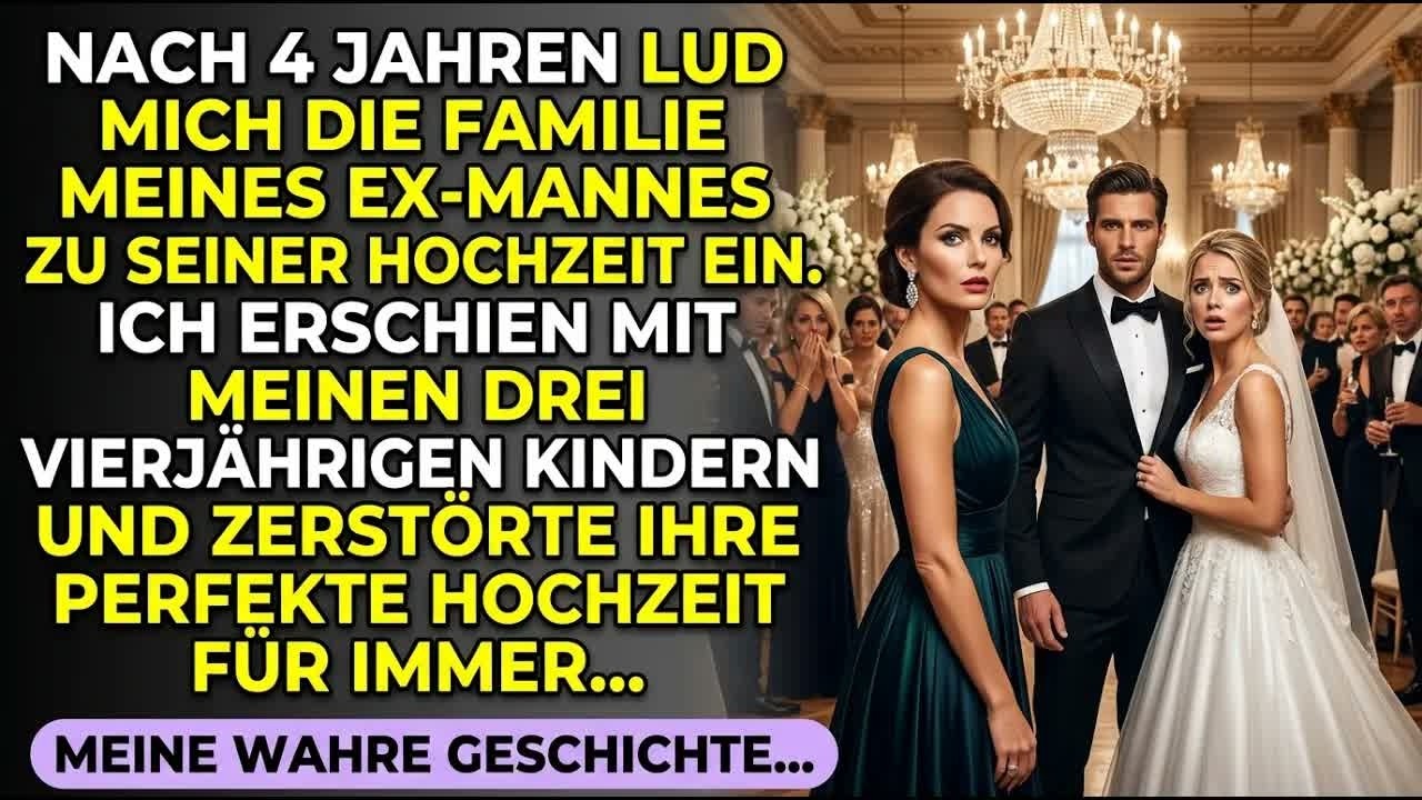Mein Ex-Mann lud mich zu seiner Hochzeit ein, um mich zu erniedrigen – doch dann sah er meine Kinder.