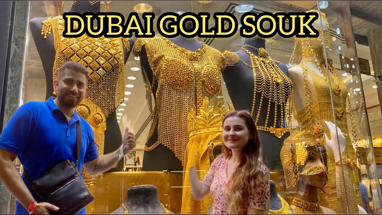 DUBAI’S GOLD SOUK DUBAI altınları Gold market complete walking