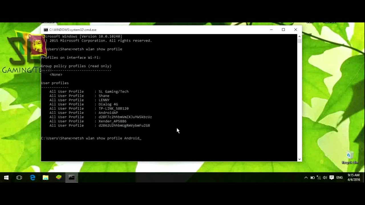  How To View WIFI Password On Windows 7 8 10 YouTube