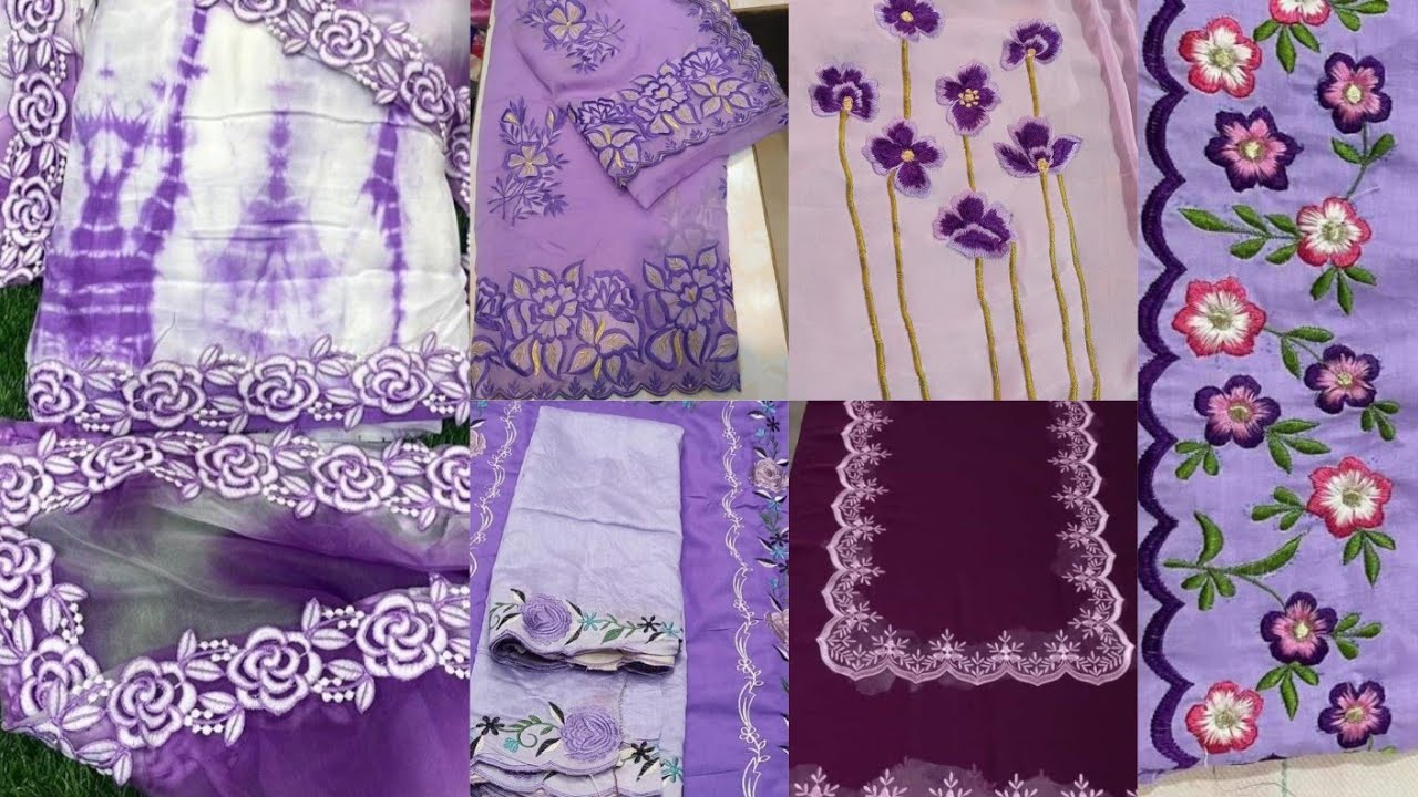 Latest Light Purple Colour Kurti Designs |2020-2021|Light Purple Suit  Design||#purple #suit|| - YouTube