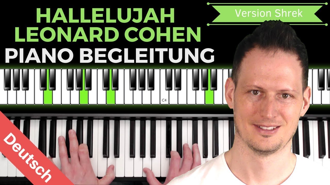 Piano Sheet Hallelujah Cohen Noten Klavier Kostenlos / Hallelujah