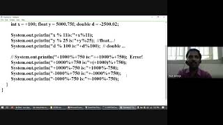 Java Unit I Session #10 Operators in Java
