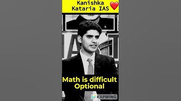 UPSC Optional is very lengthy ~ Kanishka Kataria - 01 #upsc  #toppertalks