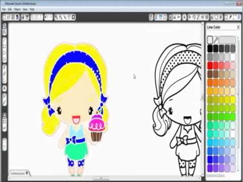 Download Silhouette Studio Tutorial: How to cut and color Digis ...