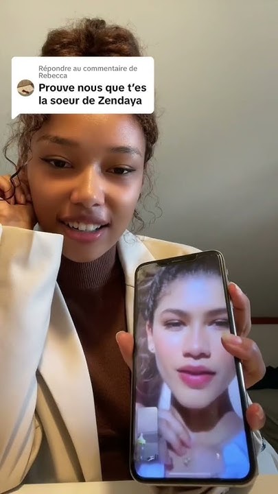 Je suis la sœur de Zendaya Abonne toi🤡 #zendaya #star #celebre #