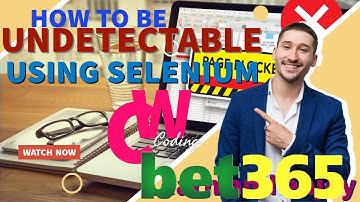 Make Selenium code undetectable | How to automate bet365 without being detected | Use Debug browser