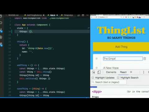 Day 07 - Afternoon, part 6: ThingList - Remove hard-coded data - XTBC 2017 Session 1