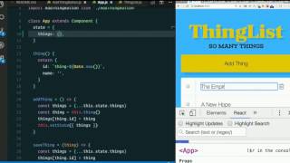 Day 07 - Afternoon, part 6: ThingList - Remove hard-coded data - XTBC 2017 Session 1