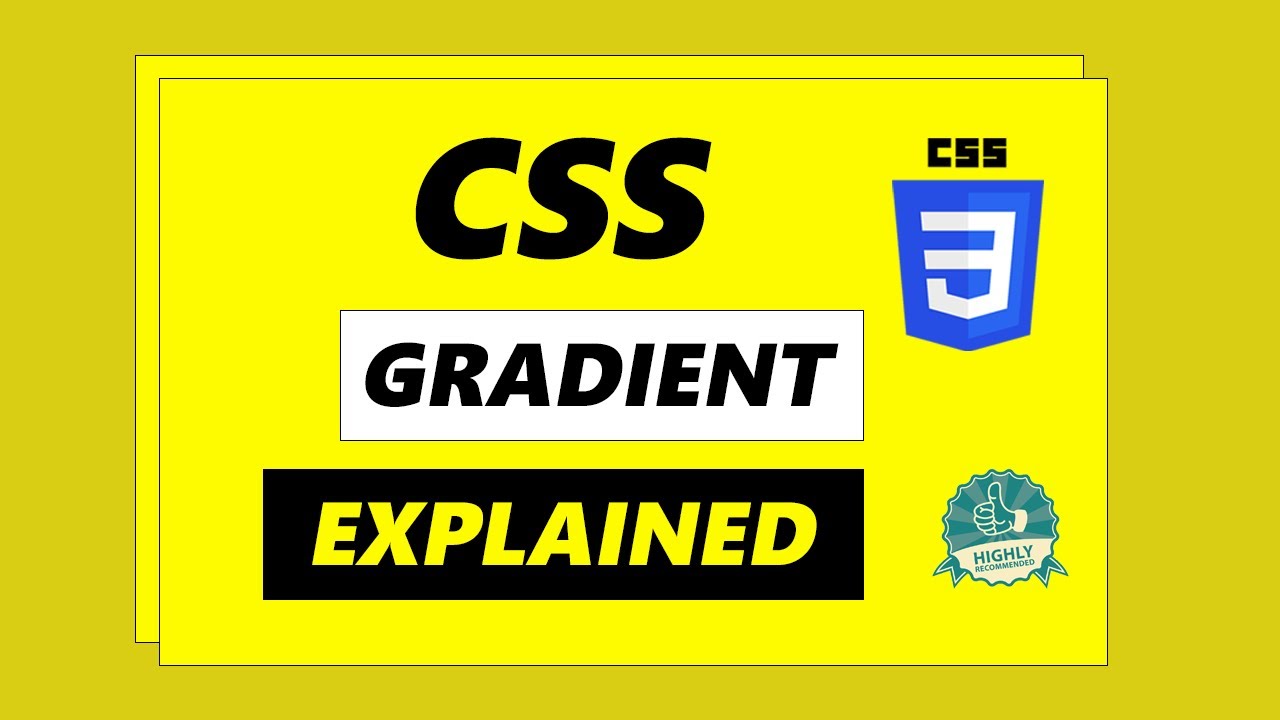 Learn css gradient in 11 minutes - YouTube