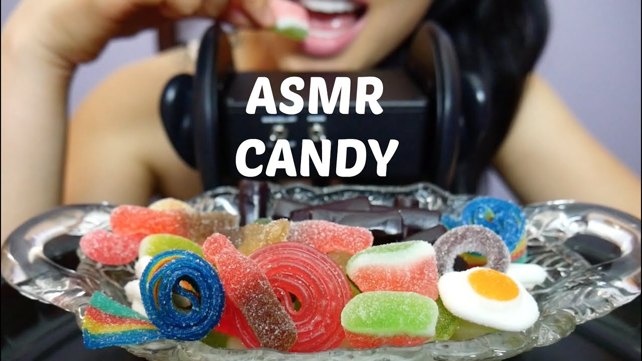 ASMR CANDY (3Dio Binaural EATING SOUNDS) NO TALKING | SAS-ASMR chewing gum silence