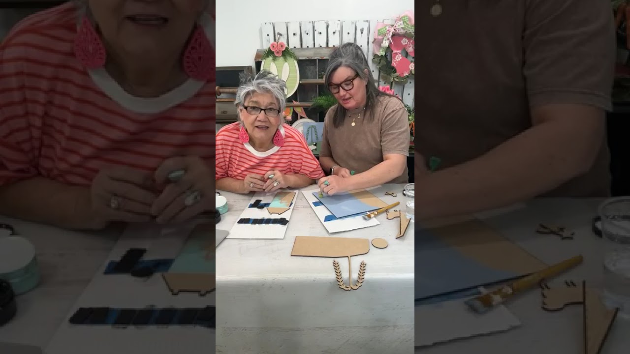 3D Saltbox House with Sheep Spring Decor | February Craftalong Box