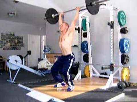 OPT push jerk practice - dip-drive-dip