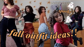FALL OUTFITS!  *spooky* outfit ideas: Thrifted, Princess Polly, Depop