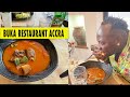 HOW TO EAT FUFU: BUKA RESTAURANT - FUFU MUKBANG #ghanafood #ghanaianfoodmukbang