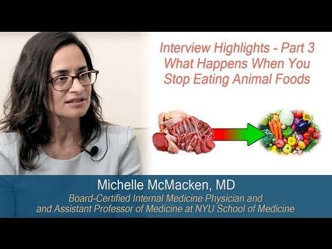 Michelle McMacken, MD - What Happens When You Stop Eating Meat (highlights from interview - Part 3)