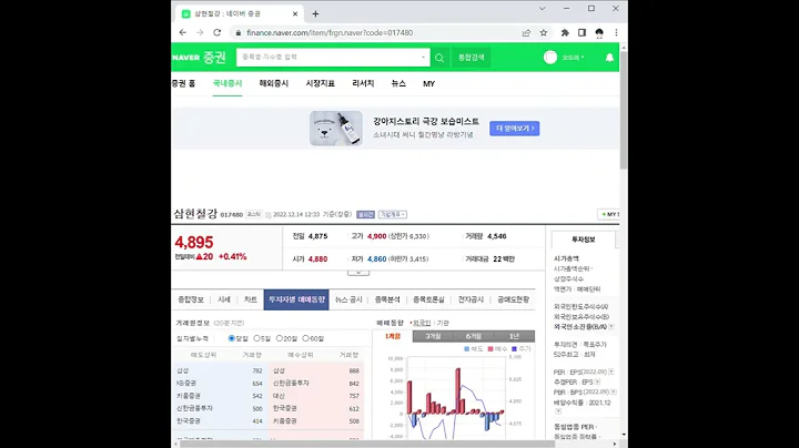 삼현철강 주가 전망 및 차트 분석