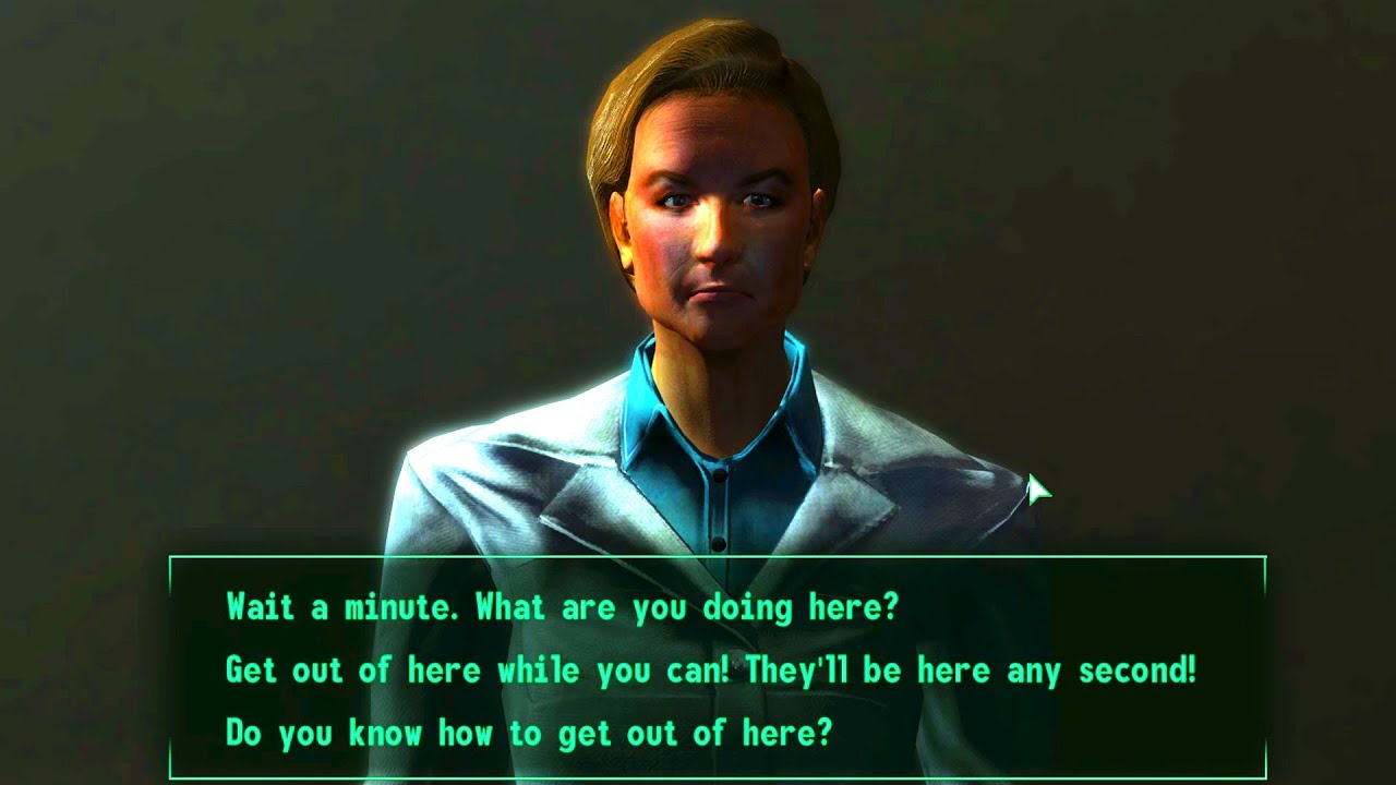 Finding a Traitor in The Enclave Base in Fallout 3