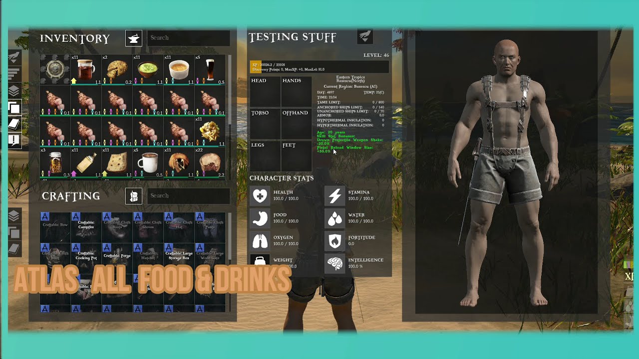 Atlas ALL foods and drinks tested - YouTube