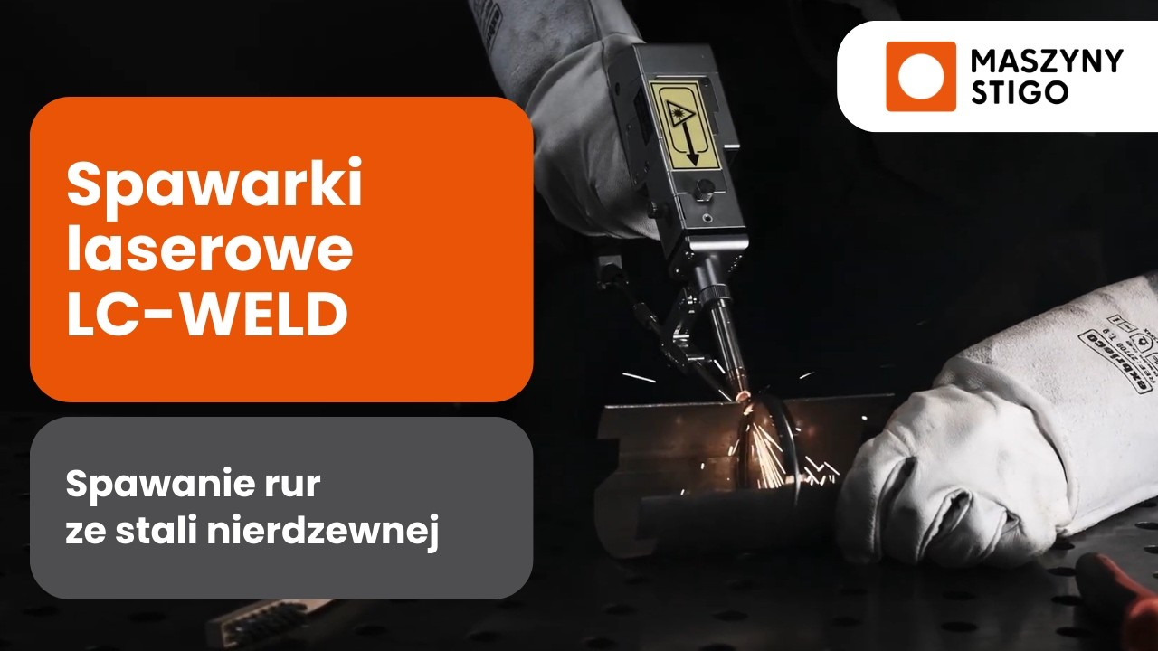 Spawarka laserowa ręczna LC-WELD | Spawanie rur ze stali nierdzewnej 🔥⚙️