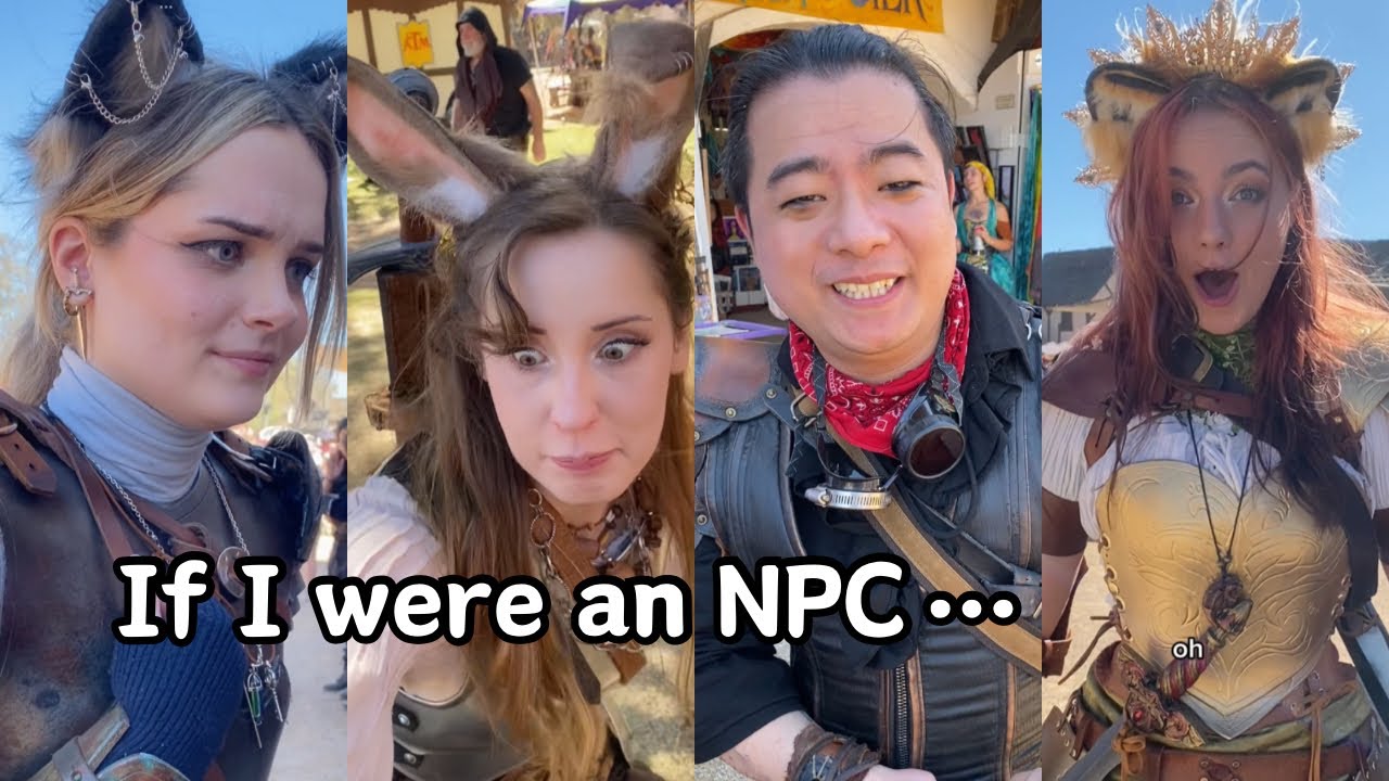 If I were an NPC, how would you interact? 🤔⚔️ Arizona Renaissance Festival Editon