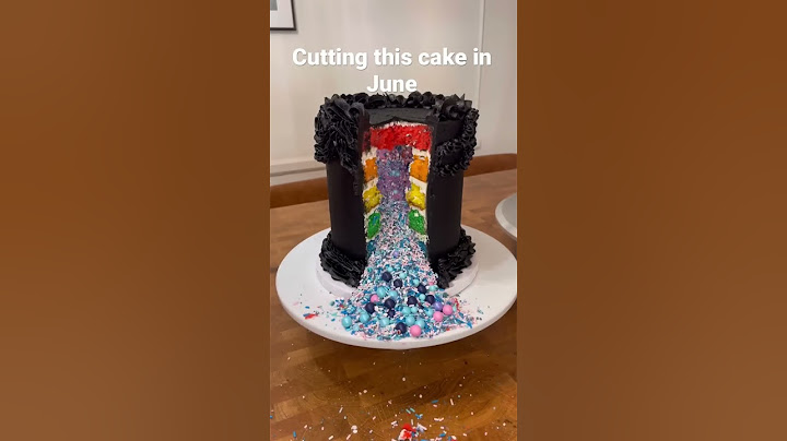 Sprinkles get everywhere. #cake
