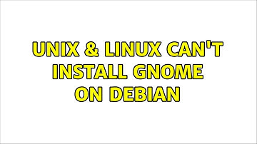 Unix & Linux: Can
