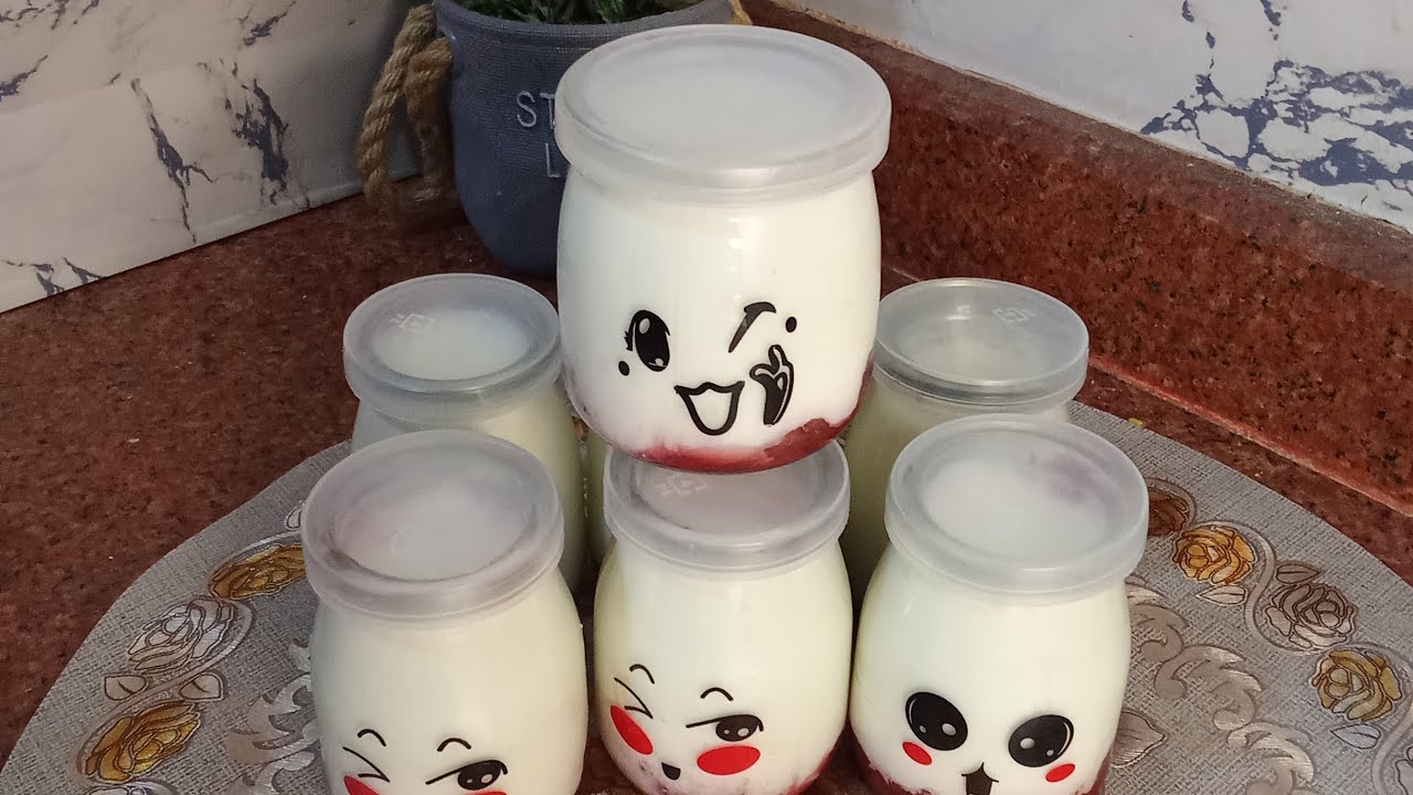 الزبادى البيتي بأسهل طريقة من غير افتكاسات #اكسبلور #اكلتك 