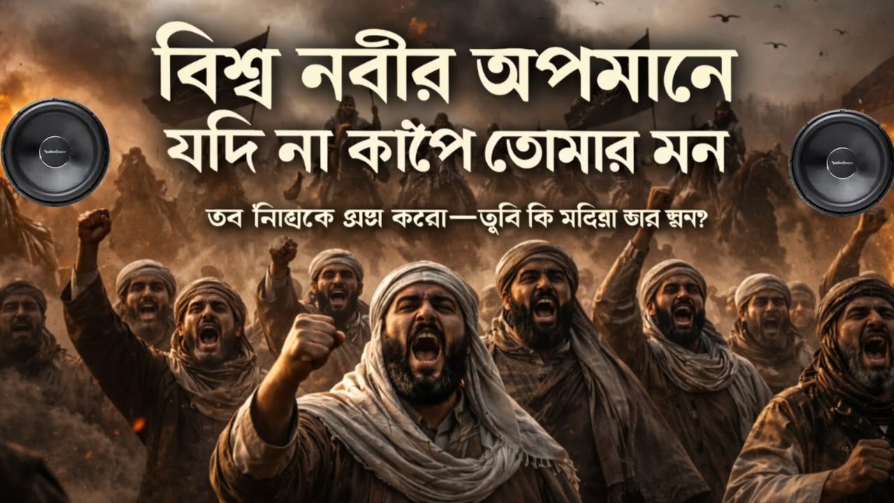 বিশ্ব নবী হযরত মুহাম্মদ ﷺ–এর অপমানে যদি আমাদের হৃদয় কেঁপে না ওঠে,যদি চোখে অশ্রু না আসে—তবে সেই হৃদয