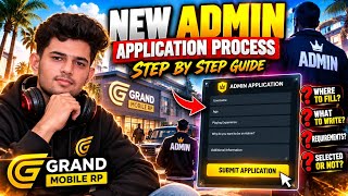 NEW ADMIN APPLICATION PROCESS 😱 How to Apply for Administrator in Grand Mobile RP! (FULL GUIDE) screenshot 3