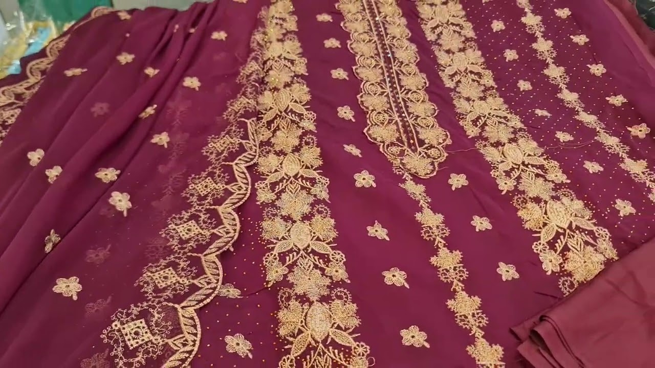 New design original Pakistani barish party dress unlimited