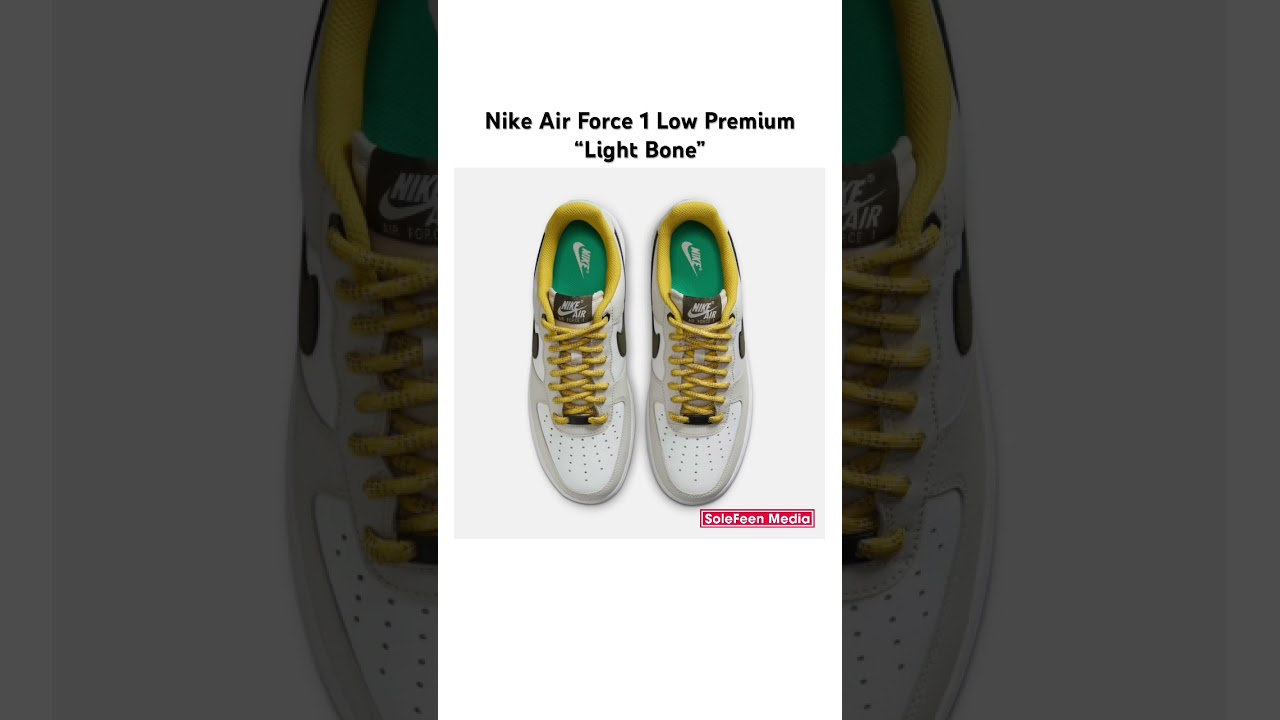 Nike Air Force 1 Low Premium “Light Bone”