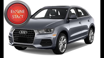 Open and Start Audi A3 and Q3 models with a dead key fob, 2019 and older.