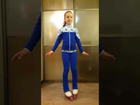 Термокостюм для фигурного катания Гжель