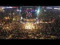 Floyd Mayweather Entrance at Mayweather vs. McGregor in T-Mobile Arena