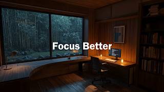 Rainy Lofi ☔ Focus Better & Work Smarter | Deep Focus Study Music