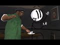 Big Smoke got distracted by Henry Stickmin