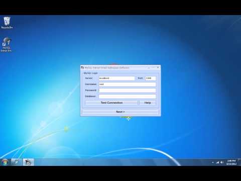 How To Use MySQL Extract Email Addresses Software
