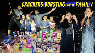 Biggest Diwali Crackers bursting 🧨 with Family 👪 பட்டாசு வெடிக்க போறோம் !! DAN JR VLOGS screenshot 4
