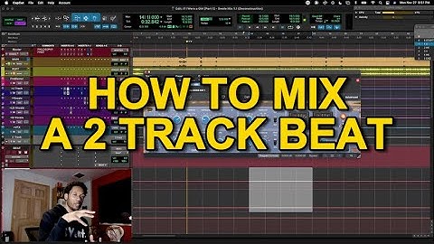 How to Mix a 2 Track Beat | Compression, Parallel Processing, etc.