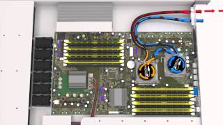 asetek verticalrackcdu d2c™: direct-to-chip, hot water liquid cooling for data centers