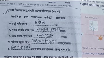 Class 4 Bangla Assignment 12th Solution 2021|Homework বাড়ির কাজ 12|| চতুর্থ শ্রেনীর বাংলা এসাইনমেন্ট