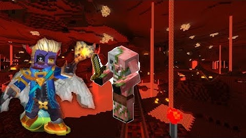 I made a working Nether Portal in  Blockman Go Bedwars 😱