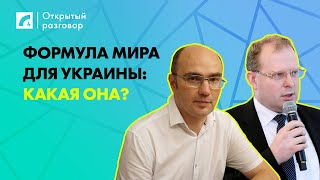 Формула мира для Украины: какая она? | «Открытый разговор» на ЛР4