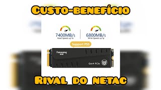 SSD para PS5 - Fanxiang S770 nvme PCIe 4.0 - 1TB por R$300 mais barato que Netac