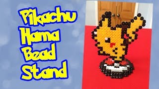 Pokemon Pikachu Stand Hama Bead Design- Dogtor Crafts
