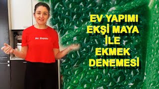 Ev Yapimi Ekşi̇ Maya İle Ekmek Denemesi̇ - Doğal Ekşi Maya Ile Ekmek