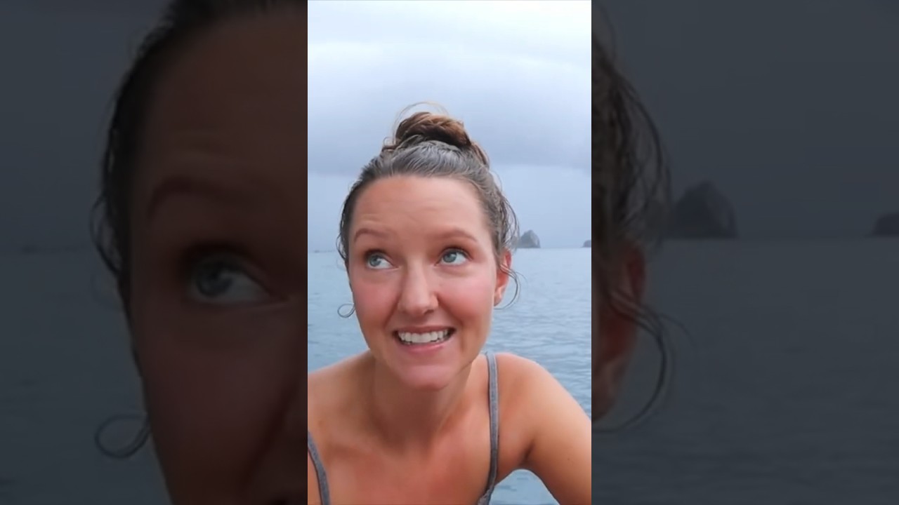 Spend a stormy morning on anchor with me🌧️⛵️🍳 #boatlife #liveaboard #sailing #catamaran