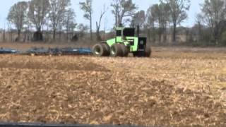 Steiger tiger plowing straight pipe